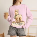 Alpaca Crewneck Sweatshirt – "Soft outside, sass inside" Cozy Graphic Pullover