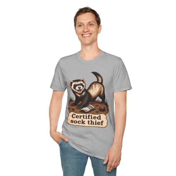 Ferret 'Certified Sock Thief' T-Shirt