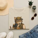Cat Hunting Tee — "Totally Not Hunting" Funny Outdoor T-Shirt
