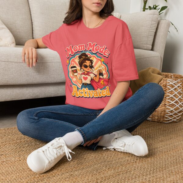 Mom Mode Activated T-Shirt — Retro Cute Mama Graphic Tee
