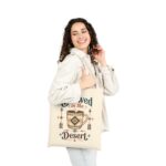 Brewed in the Desert Canvas Tote – Southwestern Coffee Lover Bag