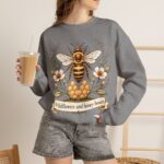 Wildflowers & Honey Hours Bee Crewneck Sweatshirt