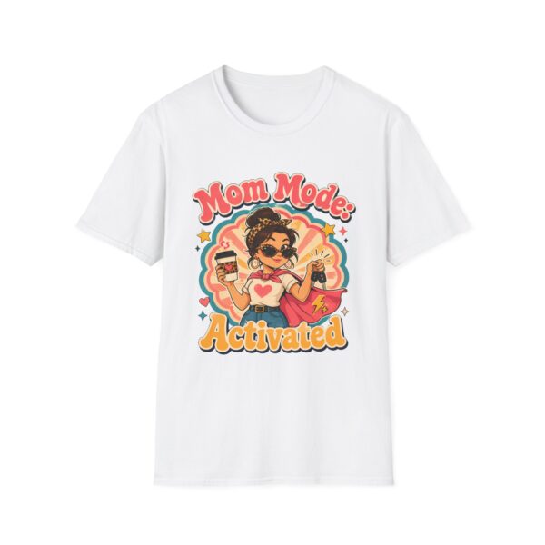 Mom Mode Activated T-Shirt — Retro Cute Mama Graphic Tee