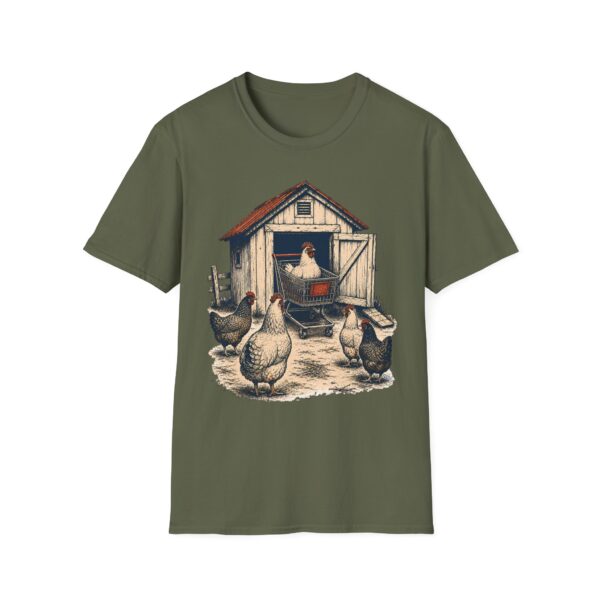Chicken Coop T-Shirt — Vintage Farm Hen Illustration Tee