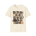 Book Lover T-Shirt — "I Check Out Books & Cold Cases" Graphic Tee