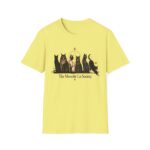 Moonlit Cat Society Graphic Tee - Cat Moonlight Shirt
