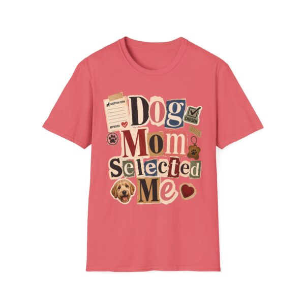 Dog Mom "Selected Me" T-Shirt — Cute Rescue Dog Lover Tee
