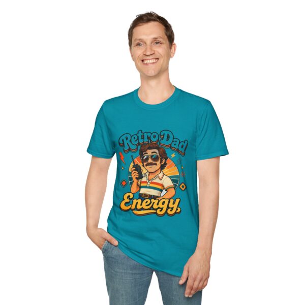 Retro Dad Energy T-Shirt — Vintage 70s Dad Vibes Graphic Tee