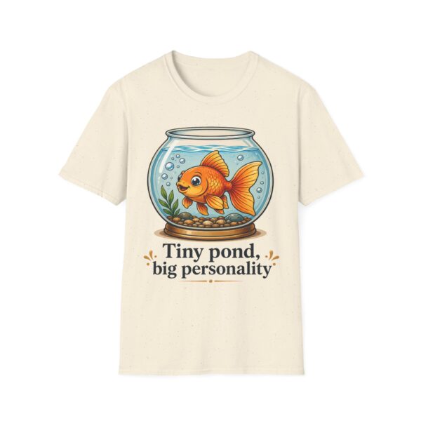 Goldfish Bowl T-Shirt — "Tiny Pond, Big Personality" Cute Fish Graphic Tee