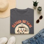 Raised on Love, Running on Coffee T-Shirt — Cute Coffee Lover Tee