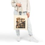 Librarian By Day, Murderino By Night Cotton Canvas Tote Bag