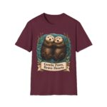 Otter Couple T-Shirt — "Gentle Paws, Brave Hearts" Cute Animal Tee