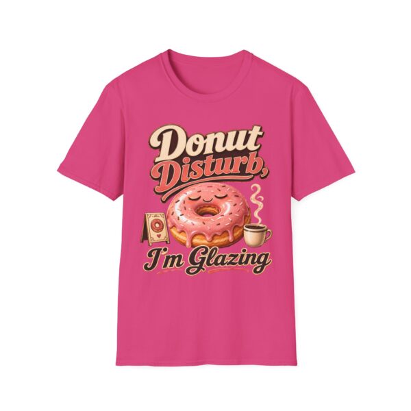 Donut Disturb T-Shirt — "I’m Glazing" Funny Donut Tee for Coffee Lovers