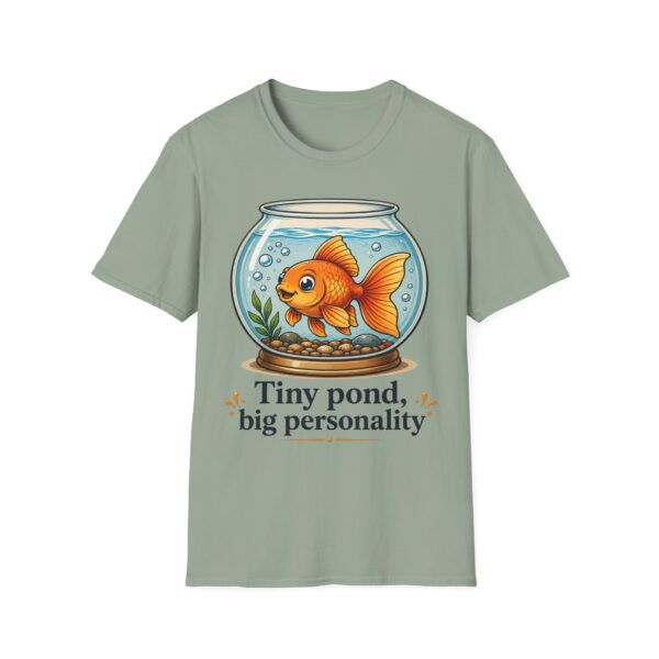 Goldfish Bowl T-Shirt — "Tiny Pond, Big Personality" Cute Fish Graphic Tee