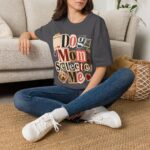 Dog Mom "Selected Me" T-Shirt — Cute Rescue Dog Lover Tee