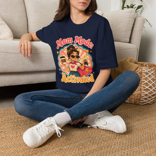 Mom Mode Activated T-Shirt — Retro Cute Mama Graphic Tee