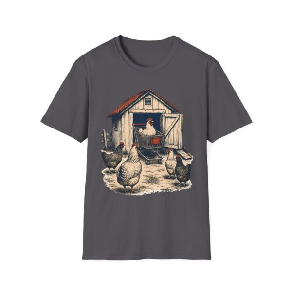 Chicken Coop T-Shirt — Vintage Farm Hen Illustration Tee