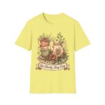 Tea Time Floral T-Shirt — "Sip Slowly, Stay Cozy" Vintage Teapot Tee