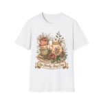 Tea Time Floral T-Shirt — "Sip Slowly, Stay Cozy" Vintage Teapot Tee