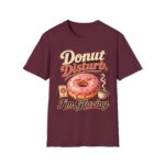 Donut Disturb T-Shirt — "I’m Glazing" Funny Donut Tee for Coffee Lovers