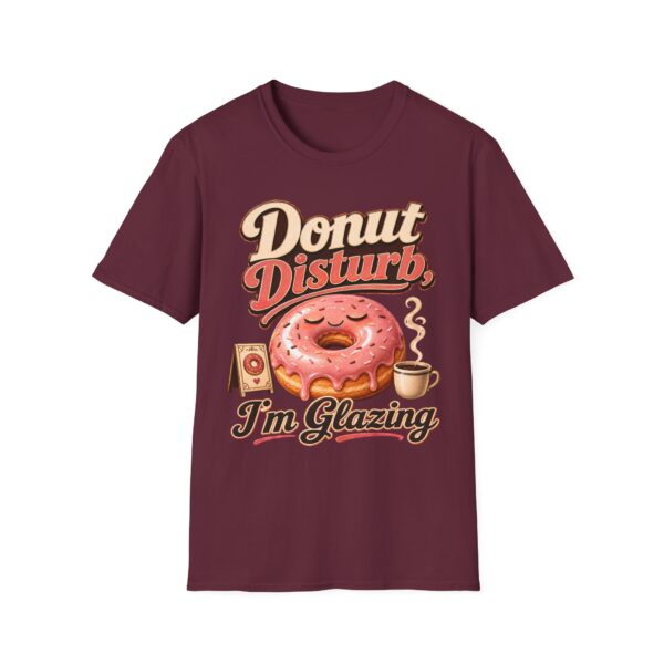 Donut Disturb T-Shirt — "I’m Glazing" Funny Donut Tee for Coffee Lovers
