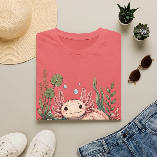 Cute Pink Axolotl T-Shirt — "Cute, Weird, and Thriving"