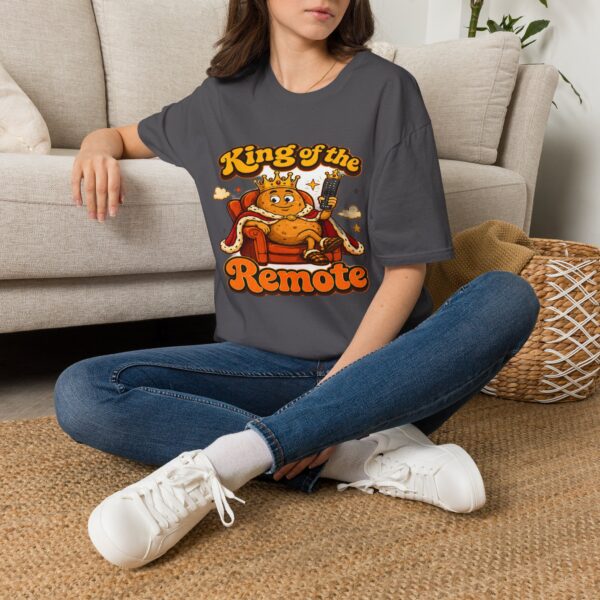 King of the Remote T-Shirt — Funny Couch Potato TV Remote Shirt