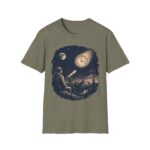 Retro Astronomer Tee — 'Falling Star? Broken Clock' Funny Space Nerd T-Shirt