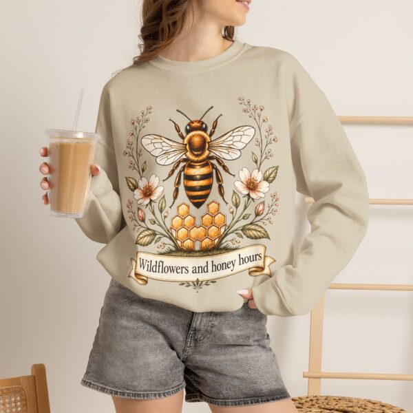 Wildflowers & Honey Hours Bee Crewneck Sweatshirt
