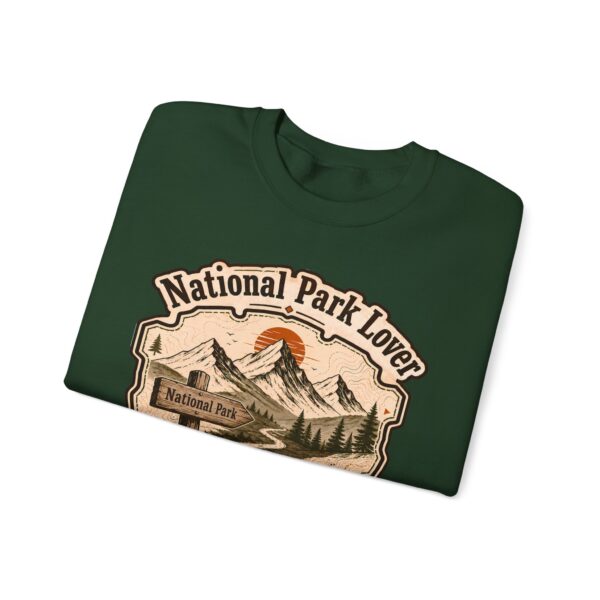 National Park Lover Vintage Hiking Crewneck Sweatshirt