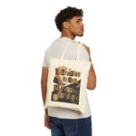 Librarian By Day, Murderino By Night Cotton Canvas Tote Bag