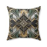 Pillow Cover - Art Deco Geometric Design