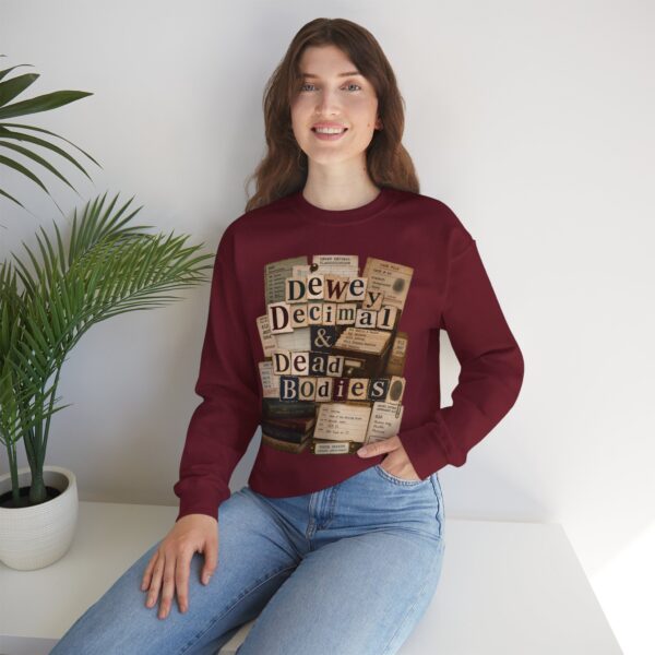 Dewey Decimal & Dead Bodies Vintage Library Crewneck
