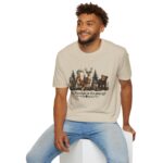 Moonlight in the Pines Wildlife T-Shirt — Deer, Bear, Fox & Owl Nature Tee