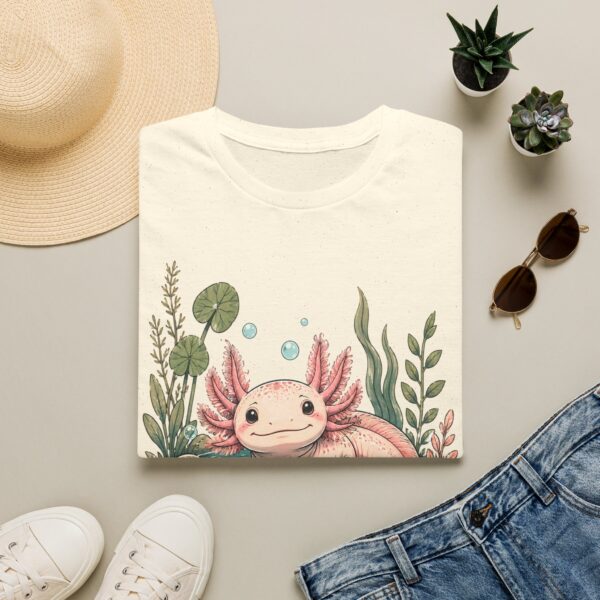 Cute Pink Axolotl T-Shirt — "Cute, Weird, and Thriving"