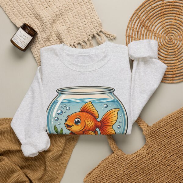 Tiny Pond, Big Personality Goldfish Crewneck Sweatshirt
