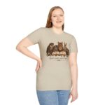 Reading Forest Animals T-Shirt — "Quiet Paws, Open Pages" Book Lover Tee