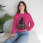 Sweatshirt — “I Came for the Chaos” Raven Graphic Crewneck