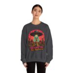 Beamed Up, Not Bothered Sweatshirt — Retro UFO & Jackrabbit Desert Crewneck