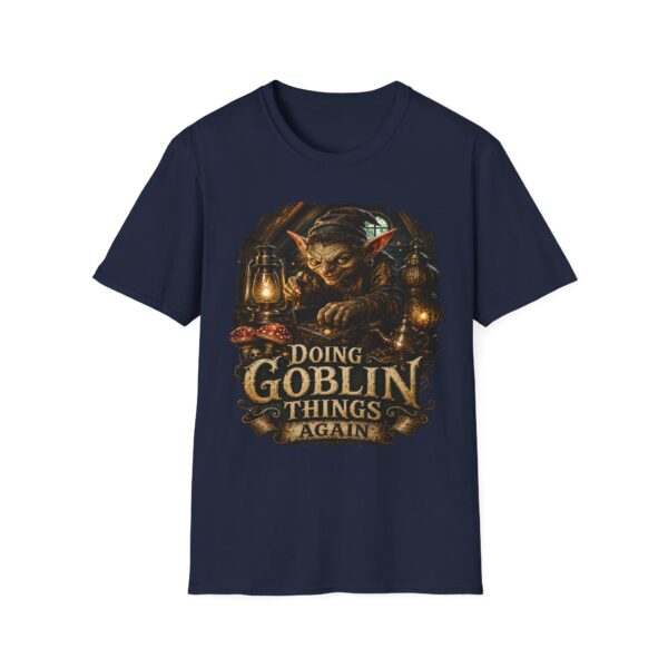 Goblin Things T-Shirt — “Doing Goblin Things Again” Fantasy Graphic Tee