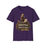 Supervisor of Sticks and Chaos T-Shirt — Funny Construction Beaver Tee