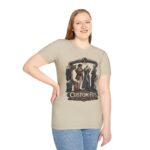 Vintage Tailor Shop T-Shirt — "Custom Fits" Fantasy RPG Graphic Tee