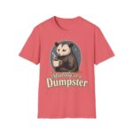 Mentally in a Dumpster Possum Tee — Cute Sarcastic Coffee Graphic T-Shirt