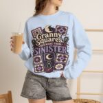 Granny Squares But Make Them Sinister Crewneck Sweatshirt