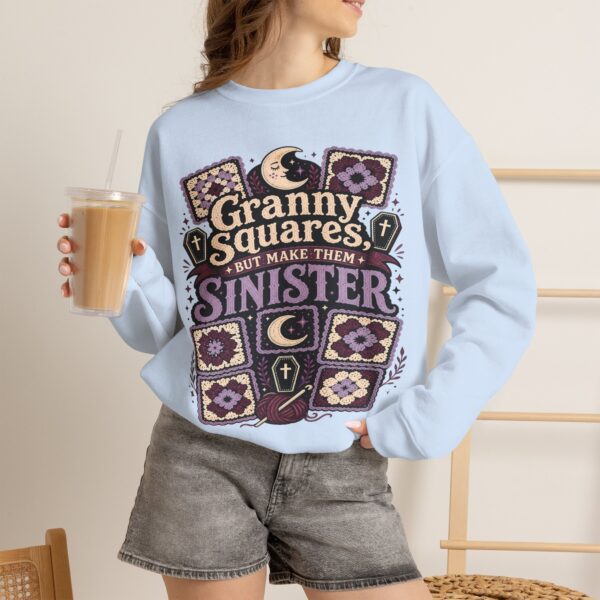 Granny Squares But Make Them Sinister Crewneck Sweatshirt