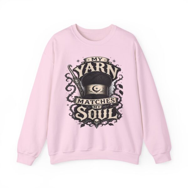 Knitting Sweatshirt — “My Yarn Matches My Soul” Cottagecore Pullover