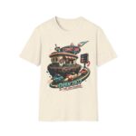 Comet Cafe T-Shirt — Retro Space Diner Graphic Tee ("Open 24/7")