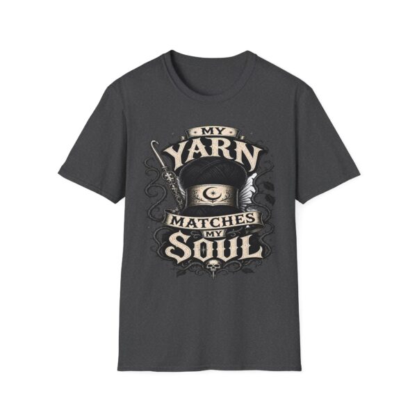 Witchy Knitting T-Shirt — "My Yarn Matches My Soul"