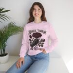 Crewneck Sweatshirt - Roses, Thorns and Very Low Tolerance Graphic