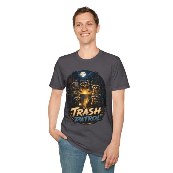 Trash Patrol Raccoon Tee — Nighttime Crew Graphic T-Shirt